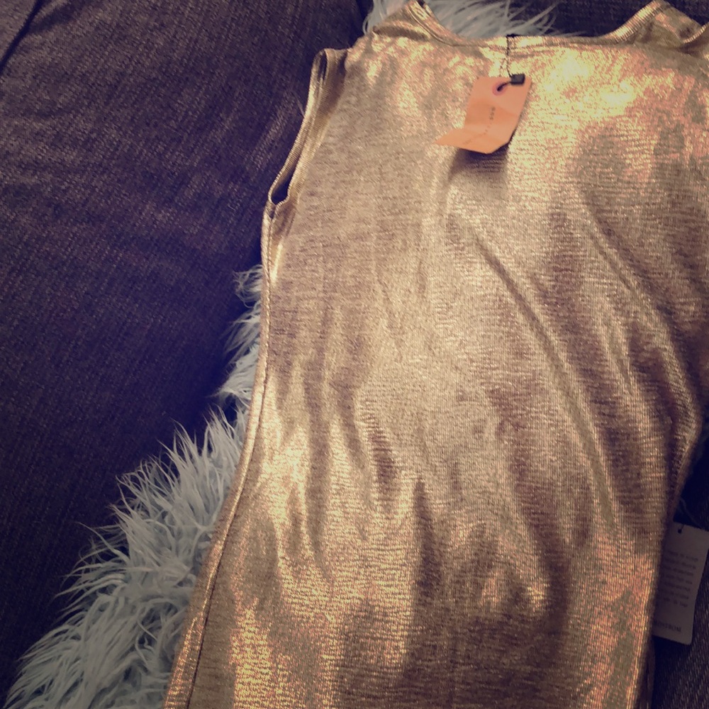 Gold dress